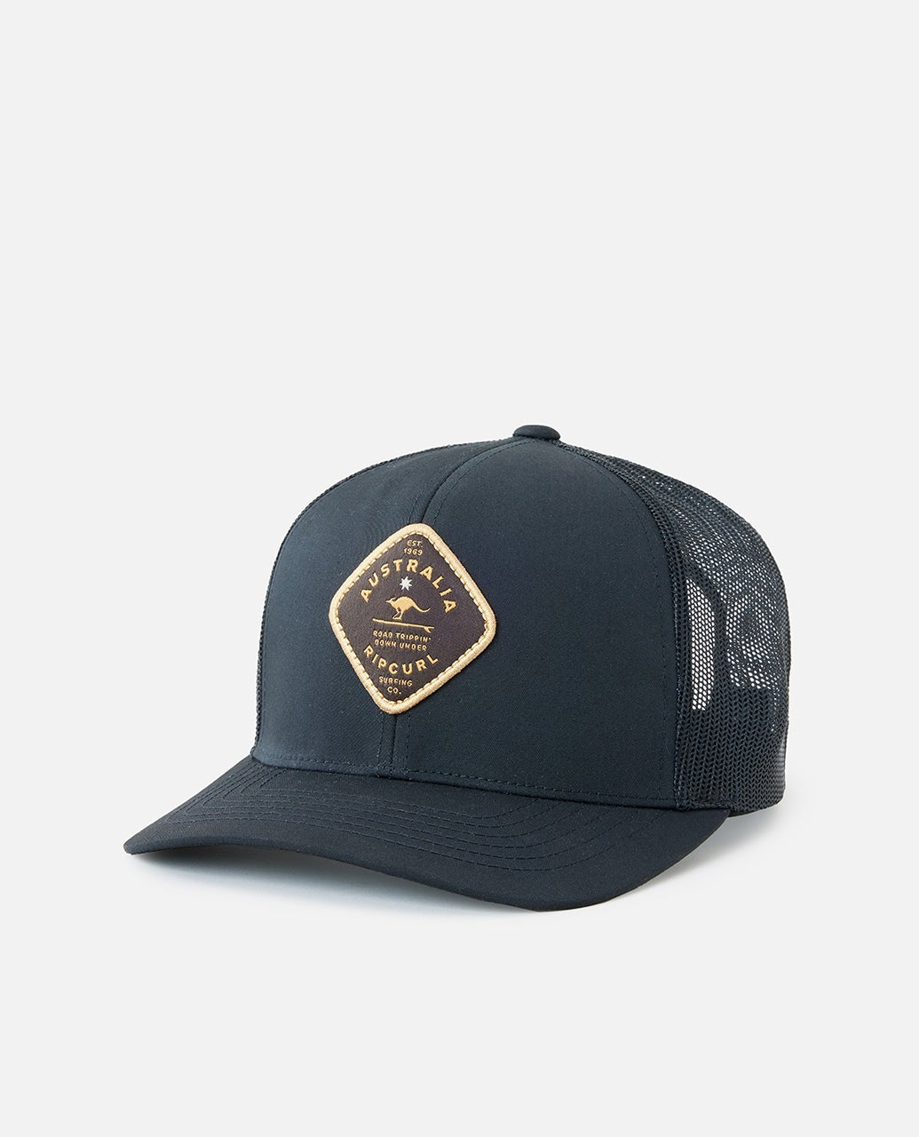 Rip Curl Road Trippin Trucker Black front