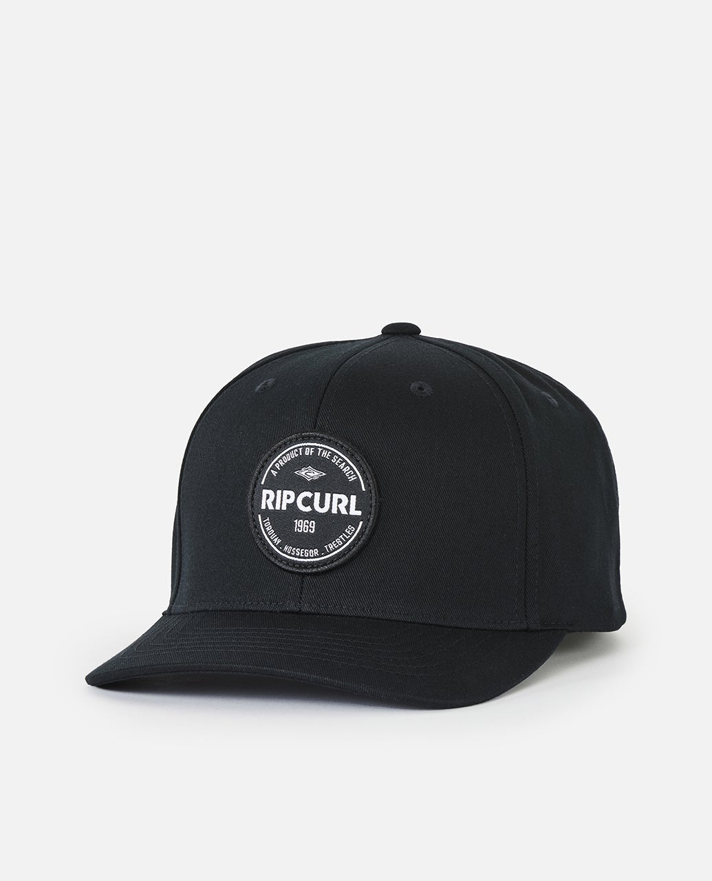Rip Curl Stapler 2.0 Snapback Cap Black front
