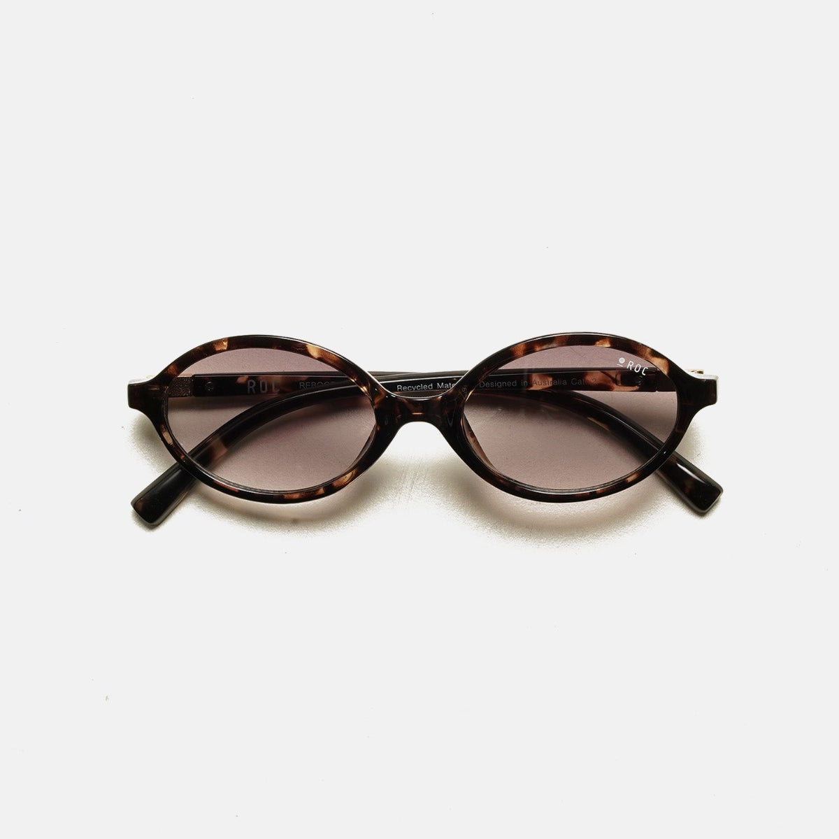 ROC Reboot sunglasses in tortoiseshell with smoke gradient lens