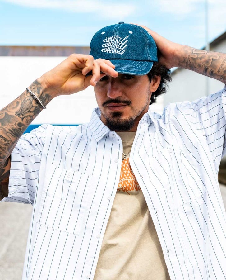 Rip Curl Archive Denim SB Cap - True Indigo (view 5)