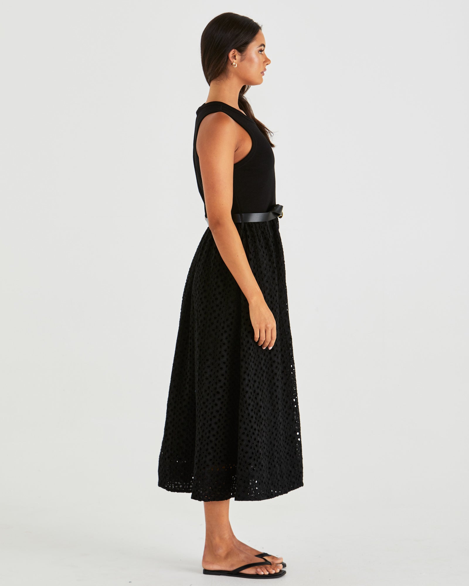 Sass Pattie Dress - Black (view 4)