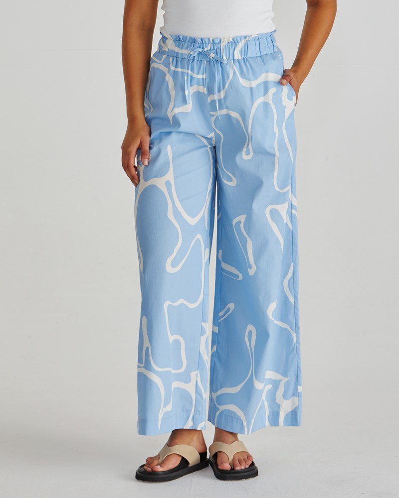 Tilda Pant - Abstract Daisy - Catani Clothing
