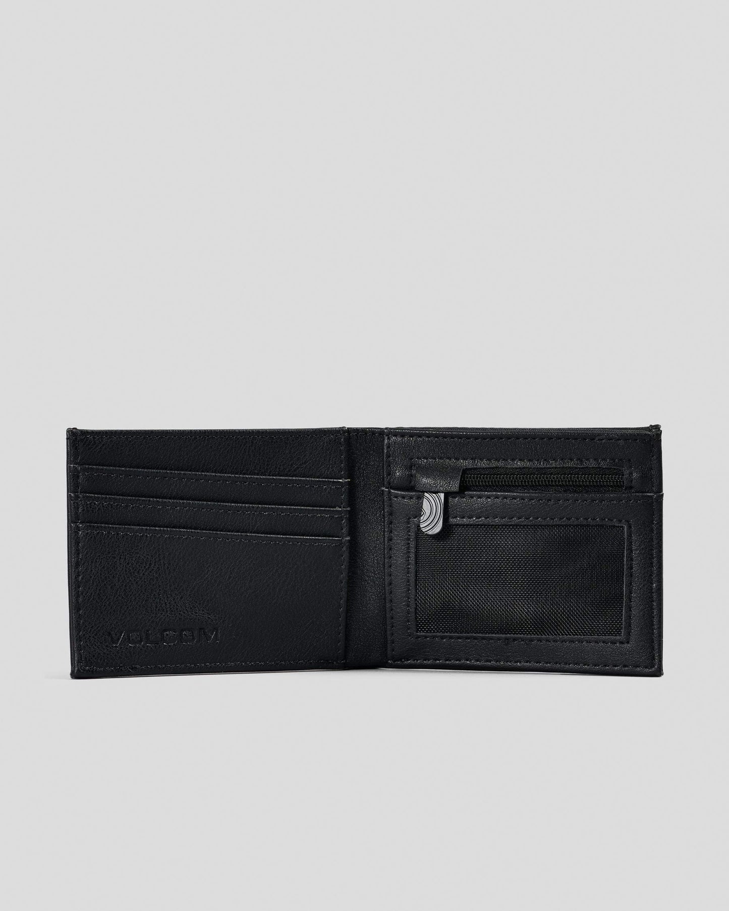Slim Stone Wallet - Black