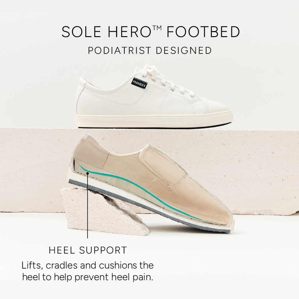 Nat III Sneaker - White Tumbled