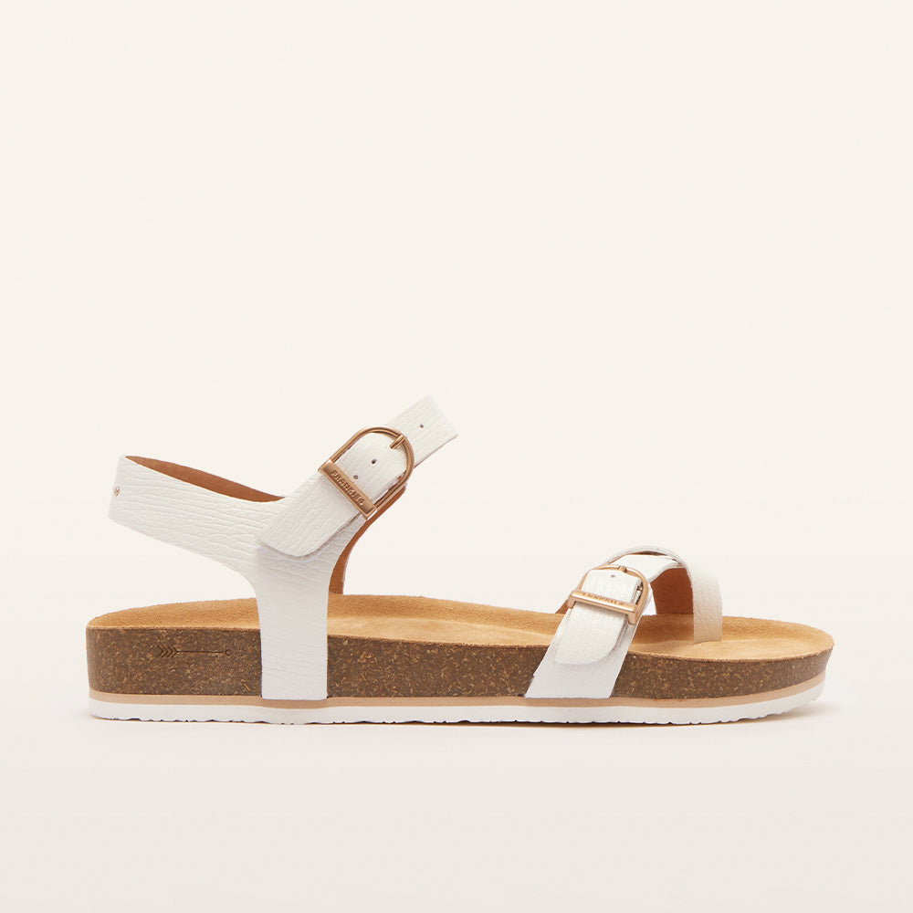 Orla Sandal - White Grain