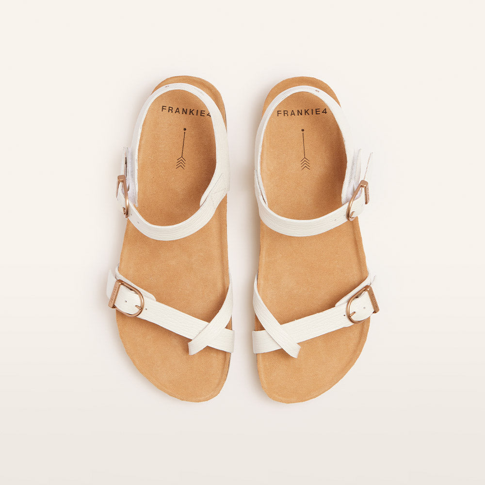 FRANKiE4 Orla Sandal - White Grain (view 5)