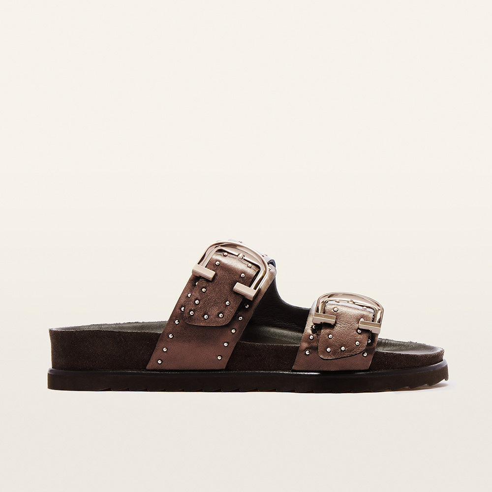 Deon Sandal - Bronze Stud