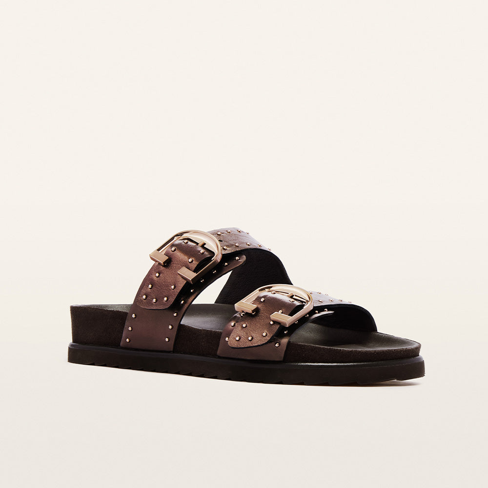 Deon Sandal - Bronze Stud