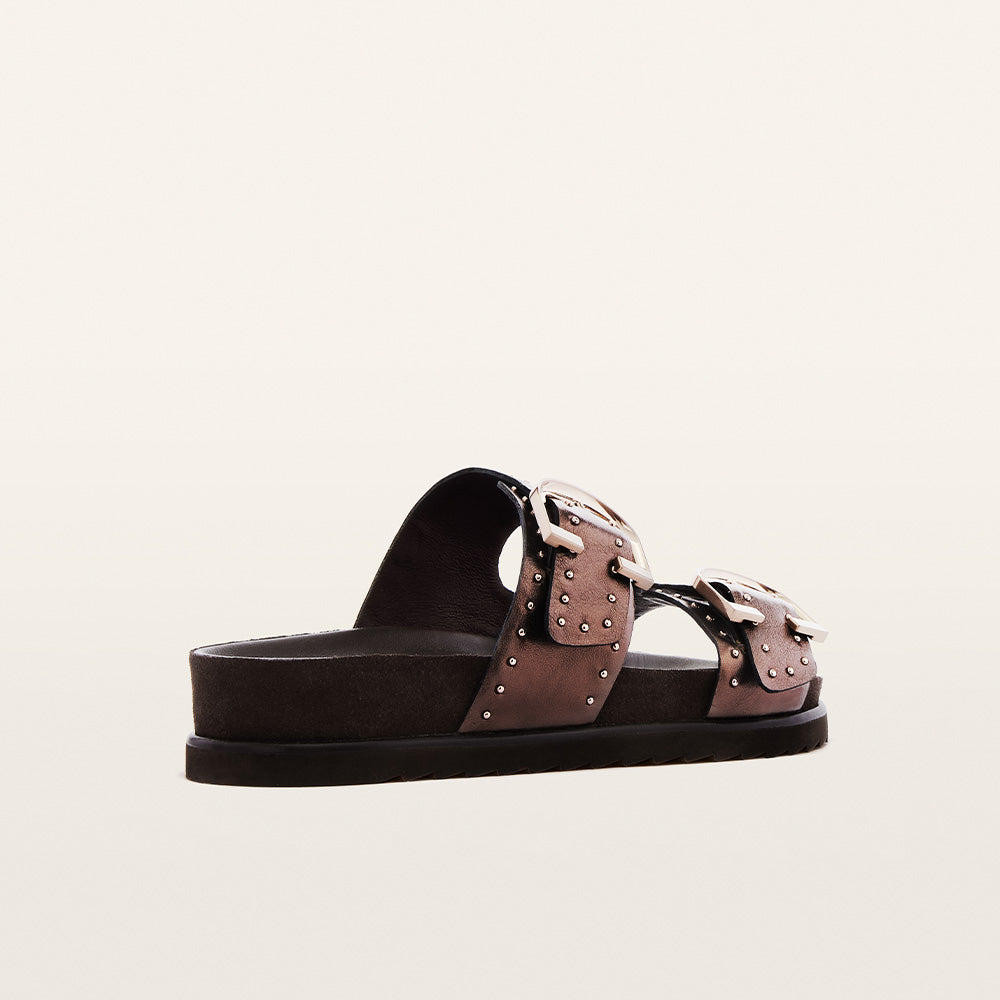 Deon Sandal - Bronze Stud