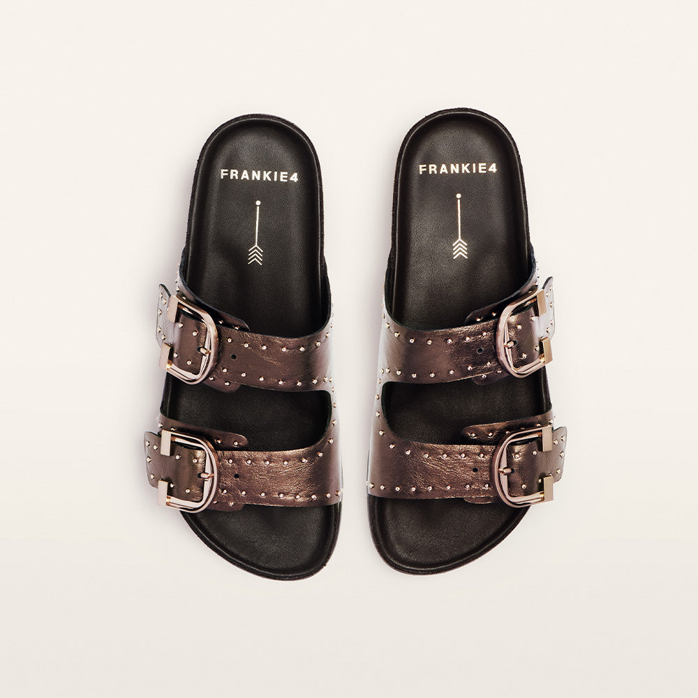Deon Sandal - Bronze Stud