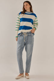 Quinn Stretch Jogger - Light Blue Wash - Catani Clothing