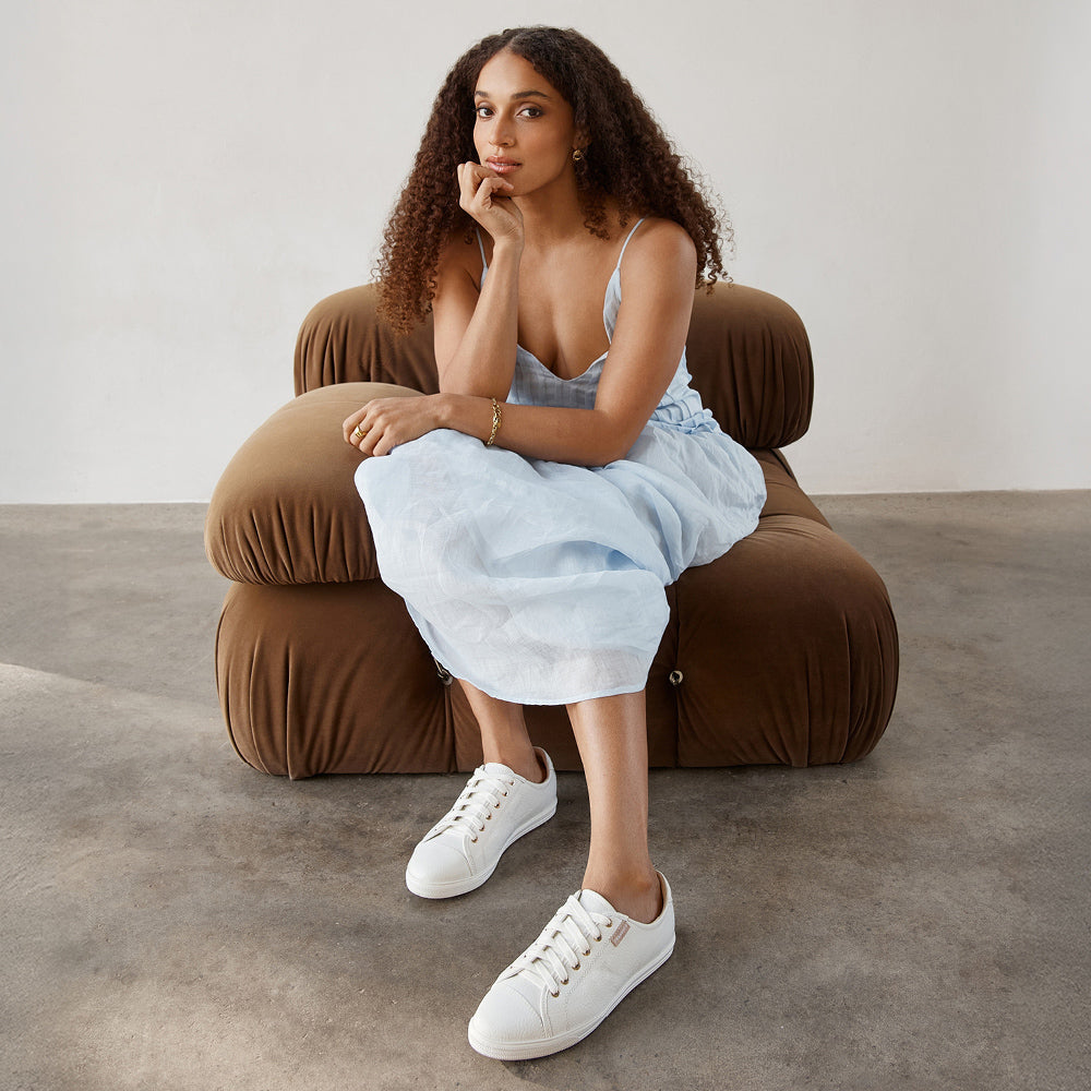 FRANKiE4 Nat III Sneaker - White Tumbled (view 7)