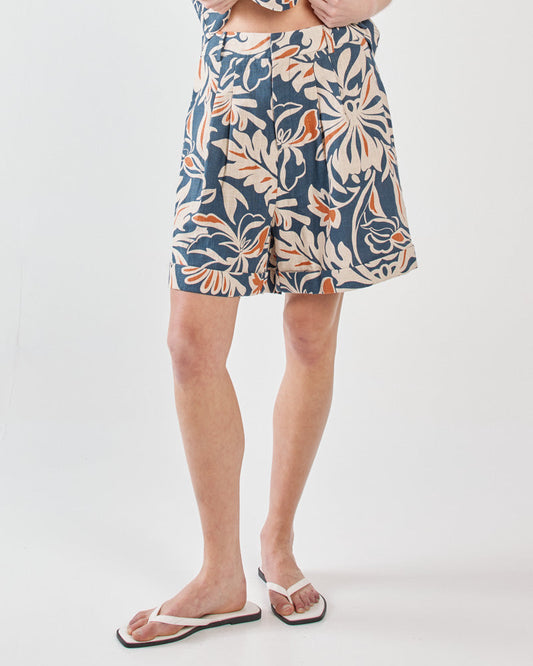 Jana Short - Wild Orchid Navy