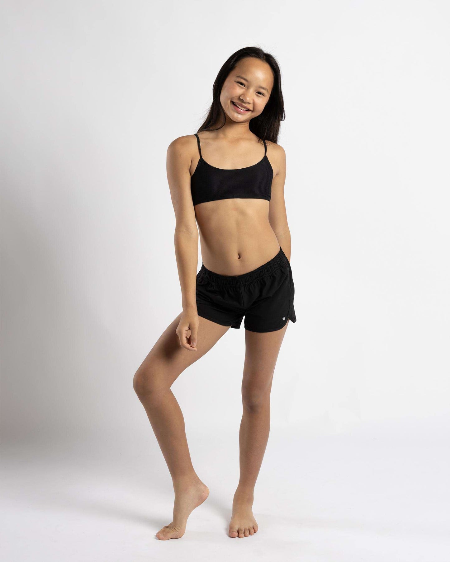 Classic Surf Boardshort - Girls - Black