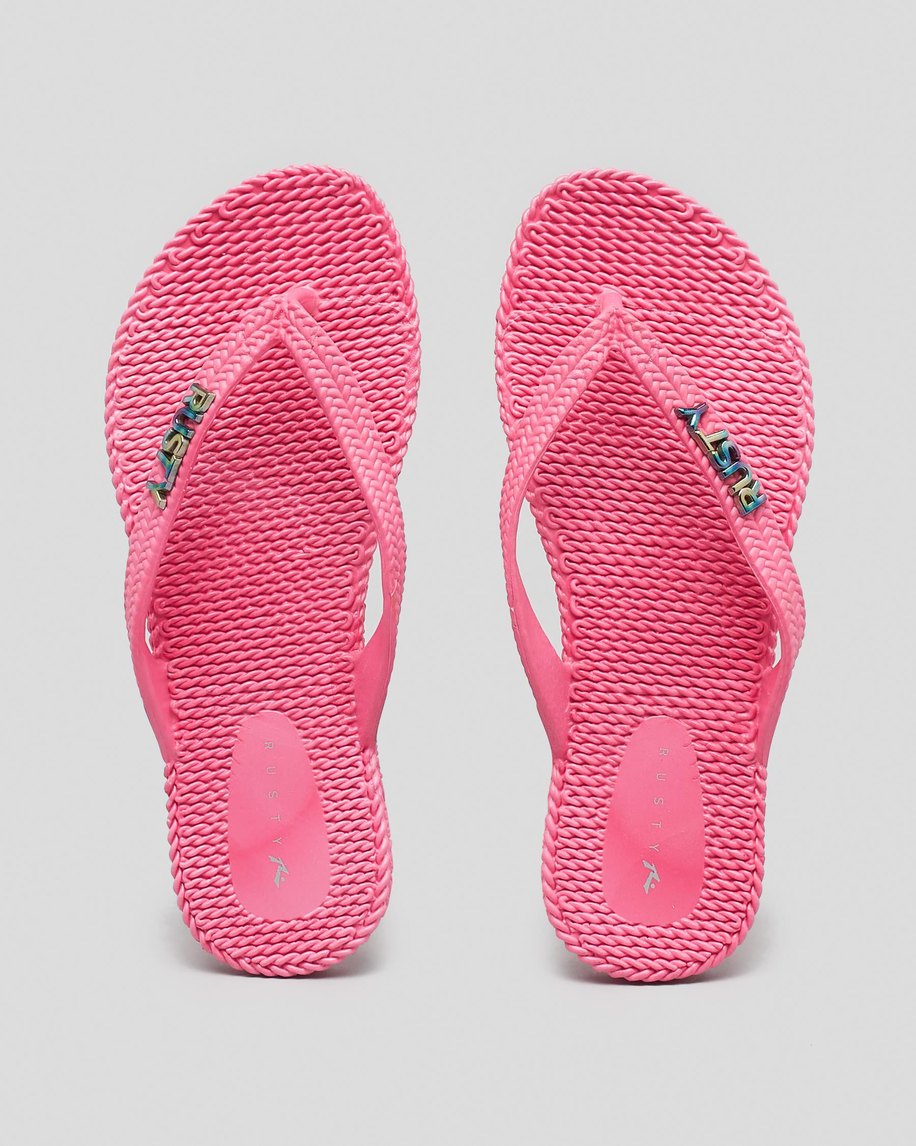 Rusty Flip Out Thong - Ibis Rose (view 3)