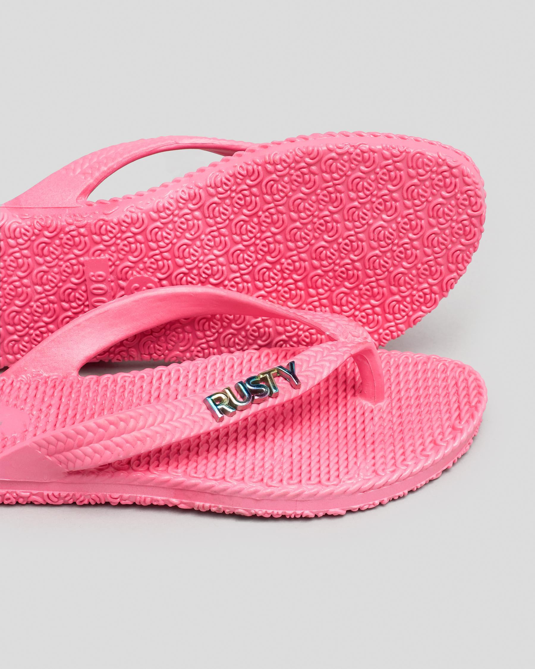 Rusty Flip Out Thong - Ibis Rose (view 4)