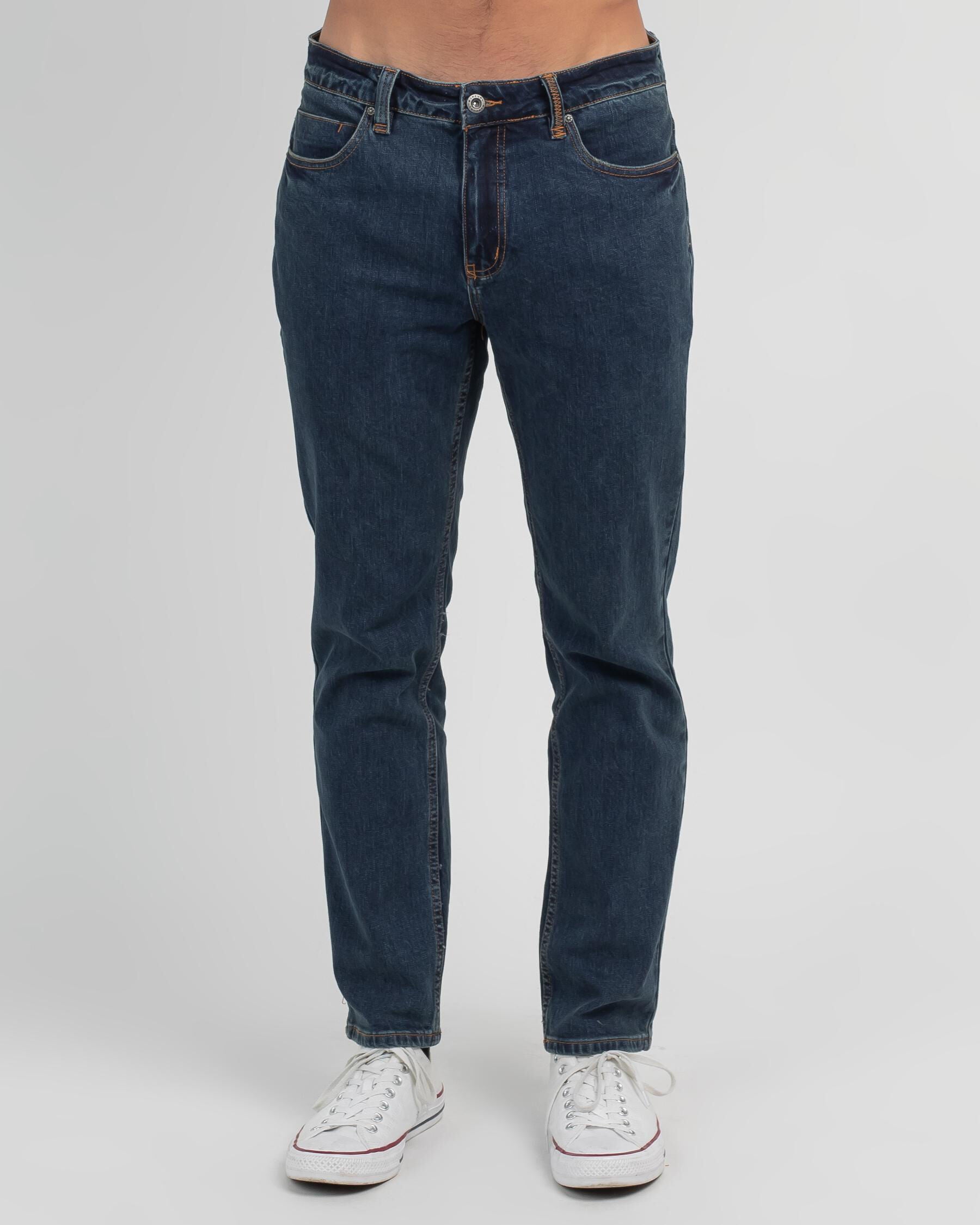 Rip Curl Epic Denim Pant in tidal blue - front