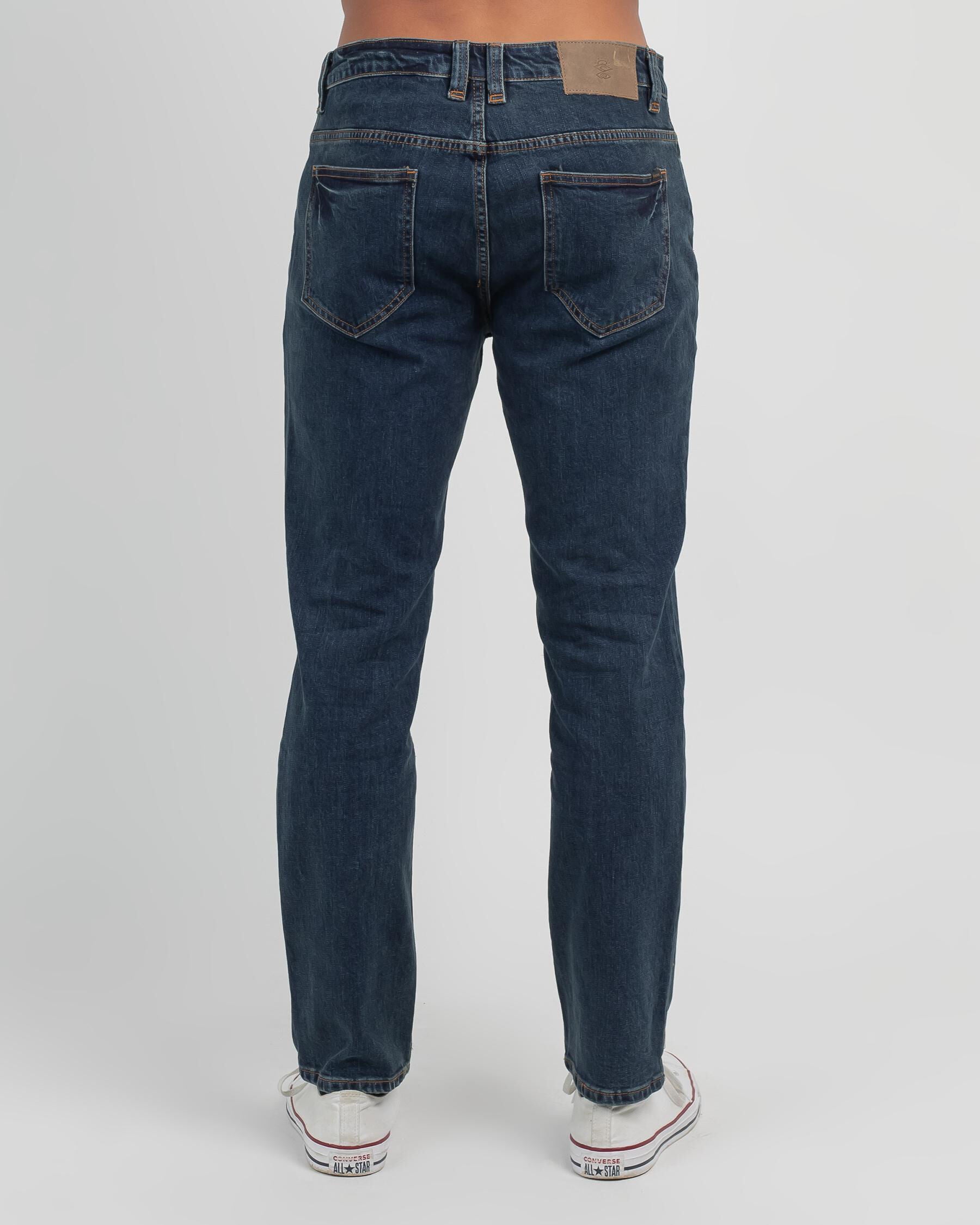 Rip Curl Epic Denim Pant in tidal blue - side