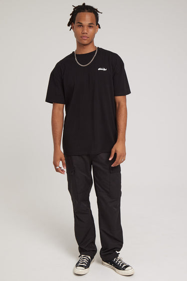 Hotel Pool Box Fit Tee - Black
