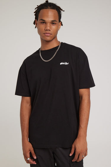 Hotel Pool Box Fit Tee - Black