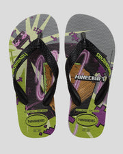Kids Top Minecraft Thongs - Olive - Catani Clothing