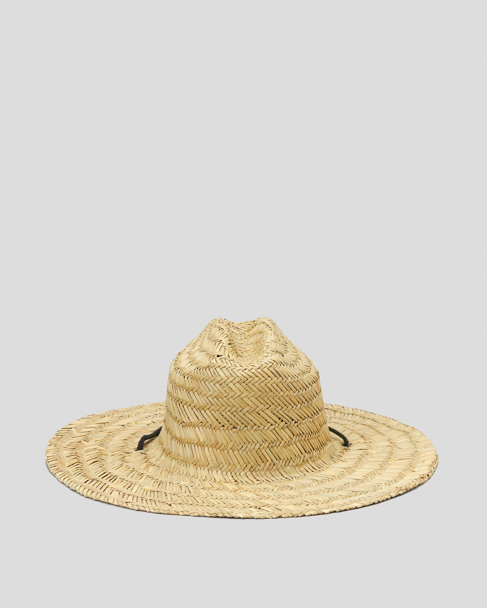 Rip Curl Brand Straw Hat in natural - side