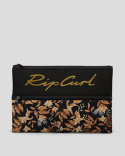 Rip Curl XL Pencil Case Black - front view