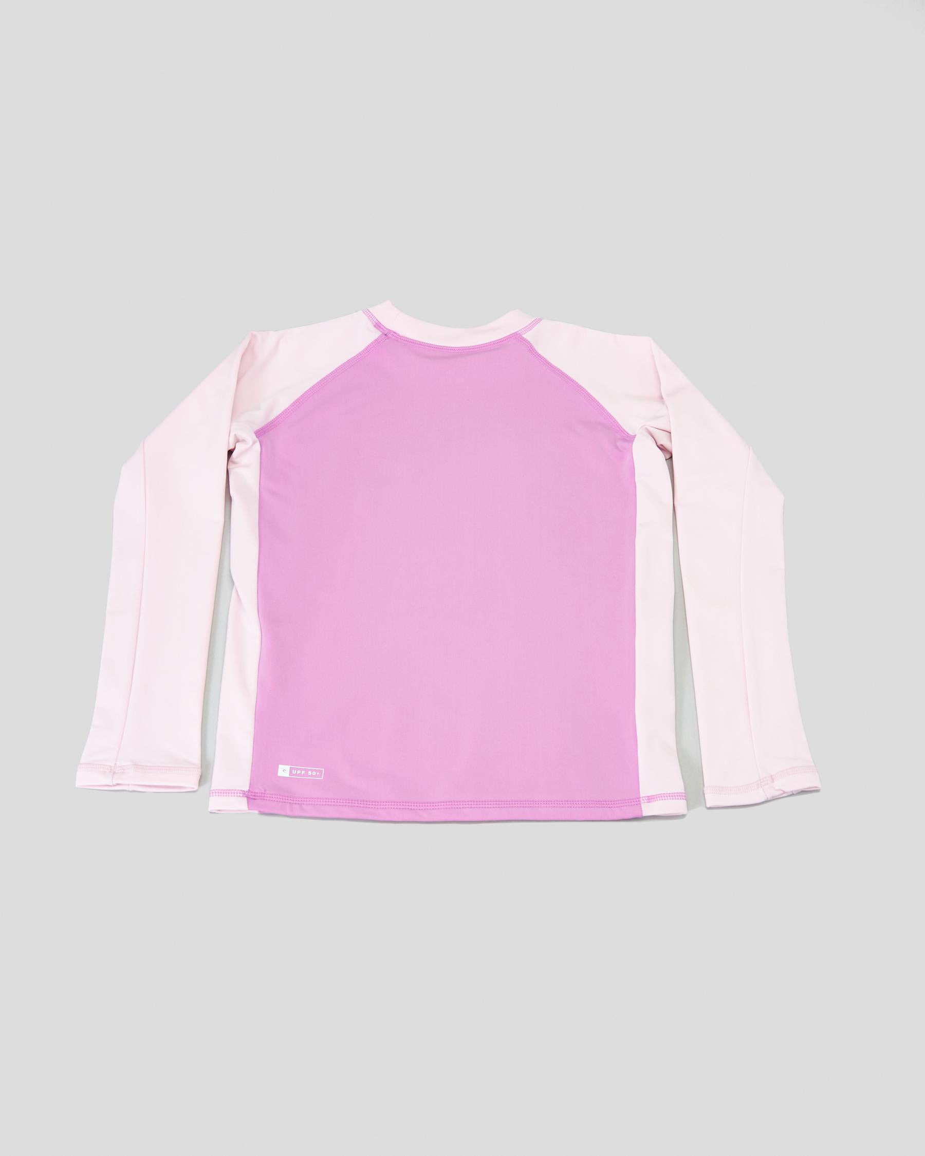 Rip Curl Icons UV Brushed L/S - Neon Purple (view 4)