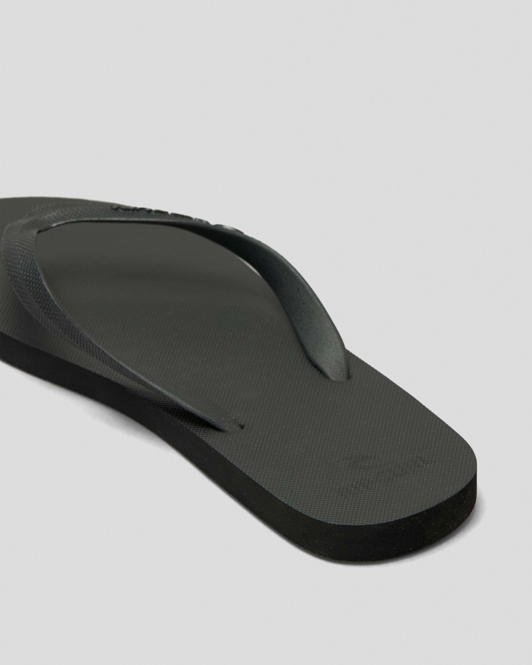 Rip Curl Brand Logo Bloom Thong  - Black (view 3)