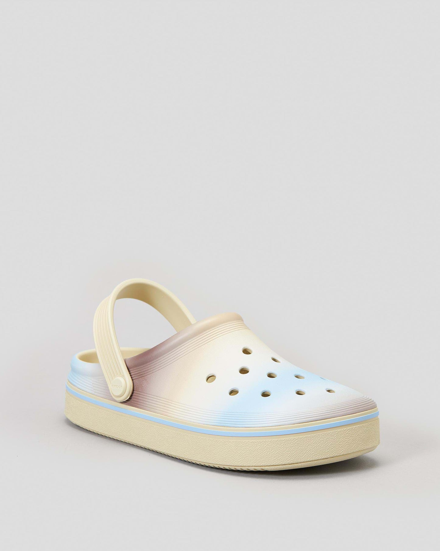 Off Court Colour Dip Clog - Bone / Multi