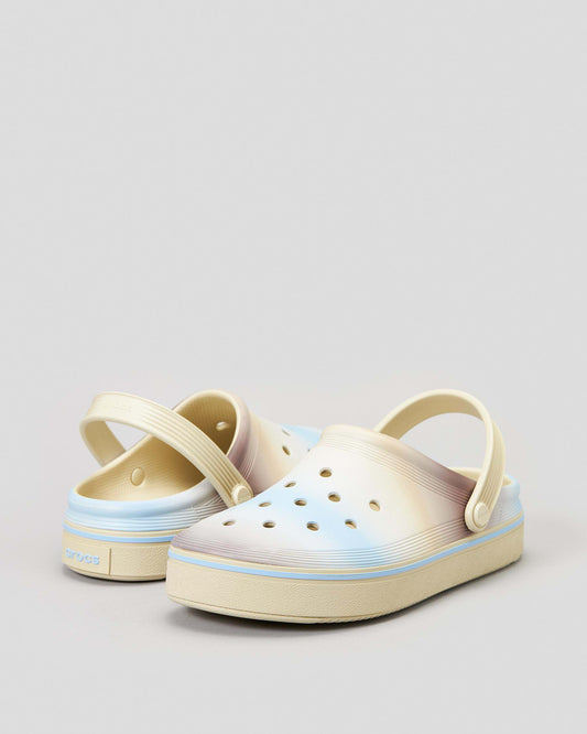 Off Court Colour Dip Clog - Bone / Multi