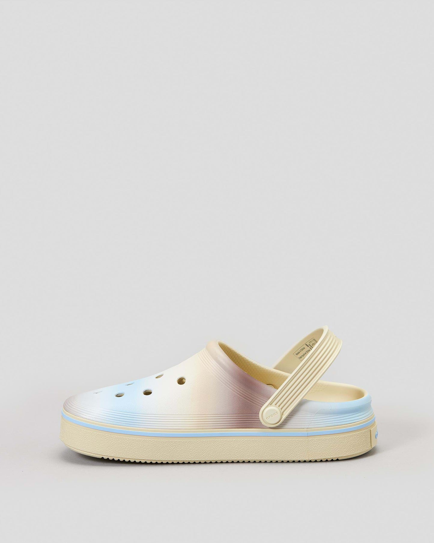 Off Court Colour Dip Clog - Bone / Multi