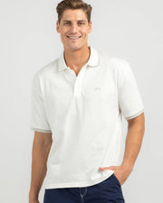 Rusty 19th Hole Tipped Short Sleeve Polo - Catani Clothing
