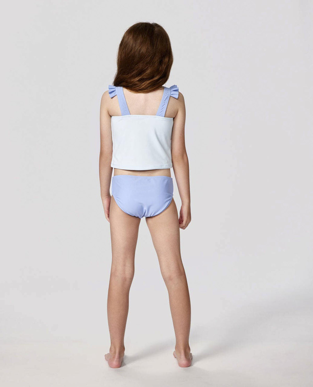 Rip Curl Moonflower tankini set blue, back view