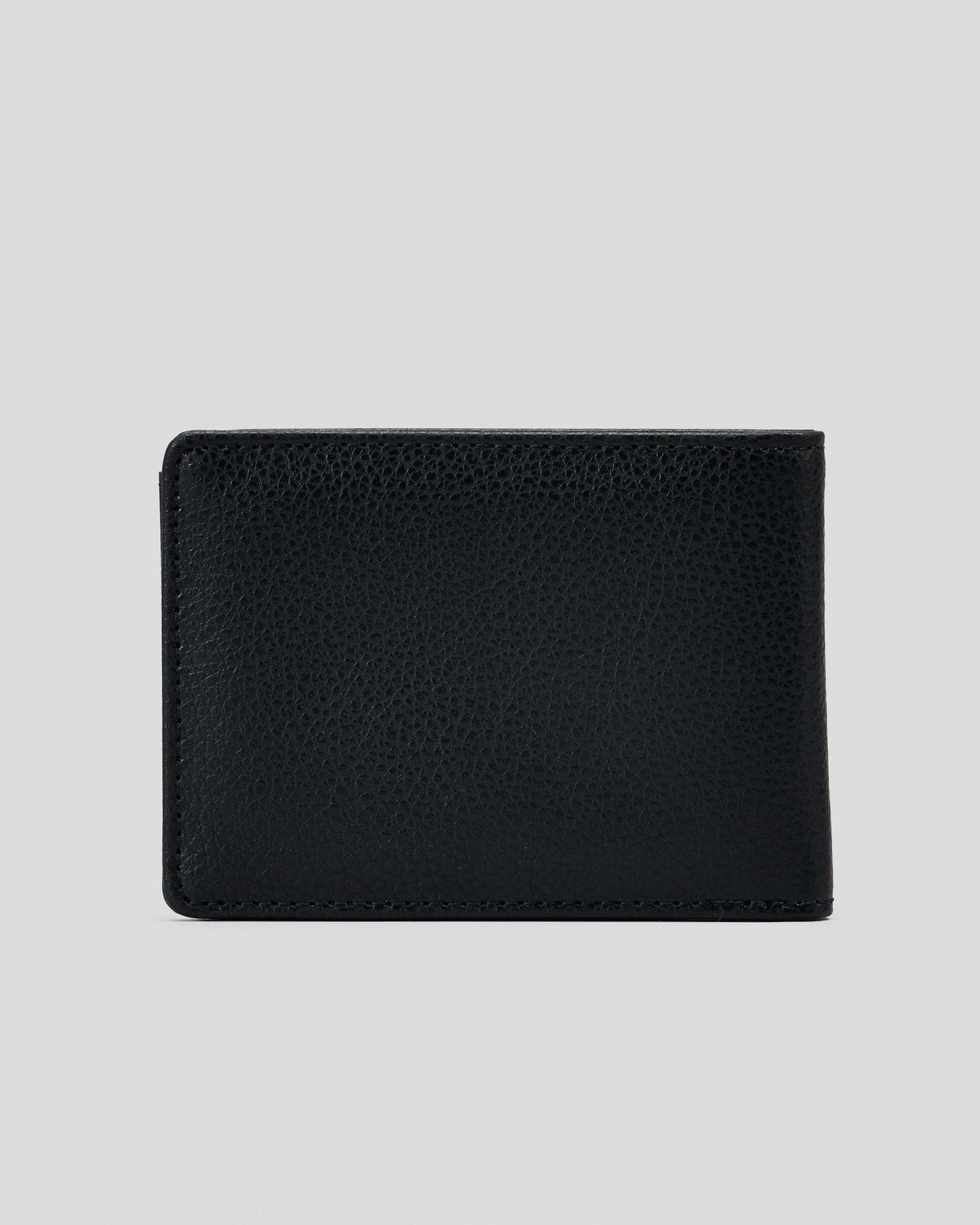 Icon PU Solid Wallet - Black