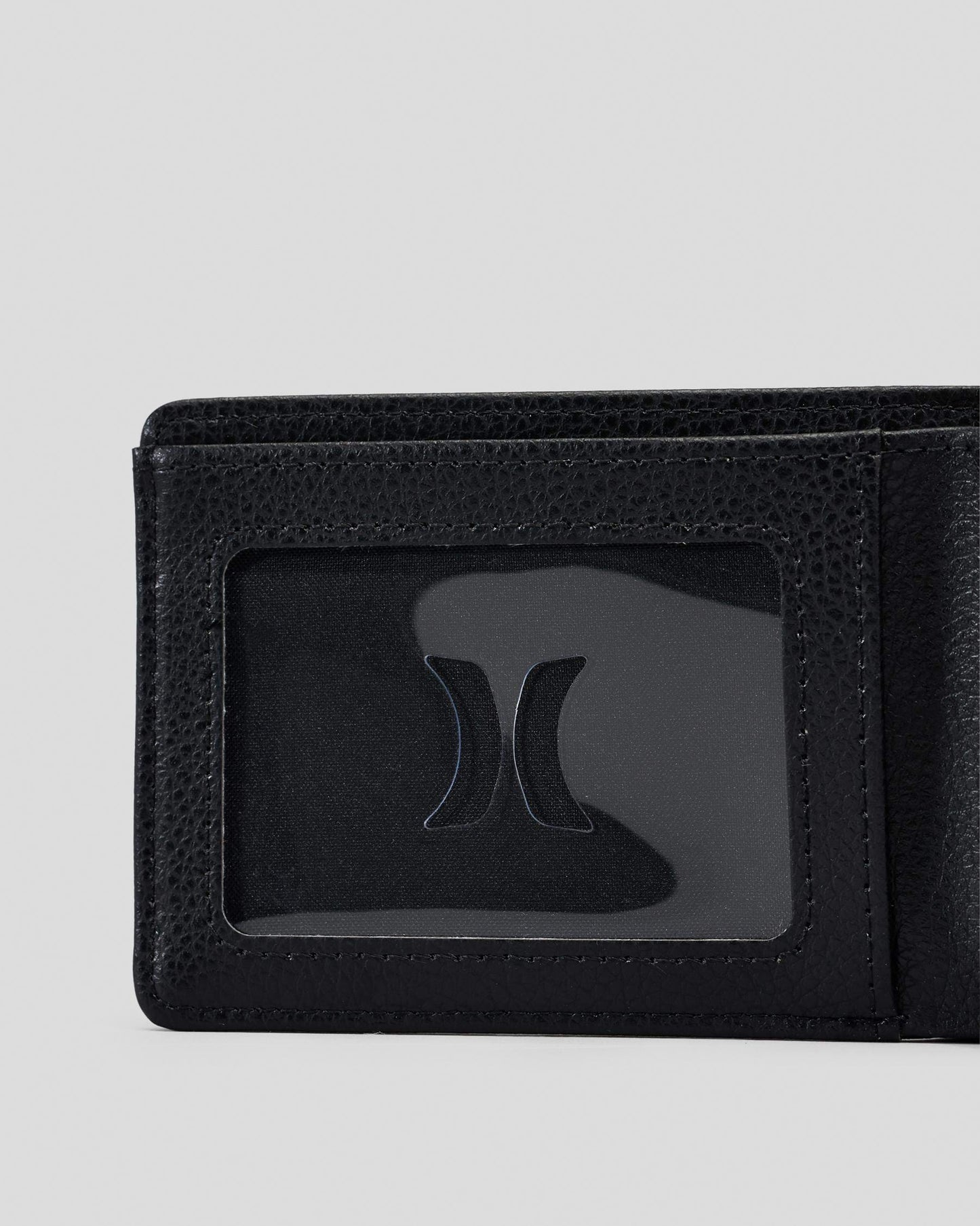 Icon PU Solid Wallet - Black