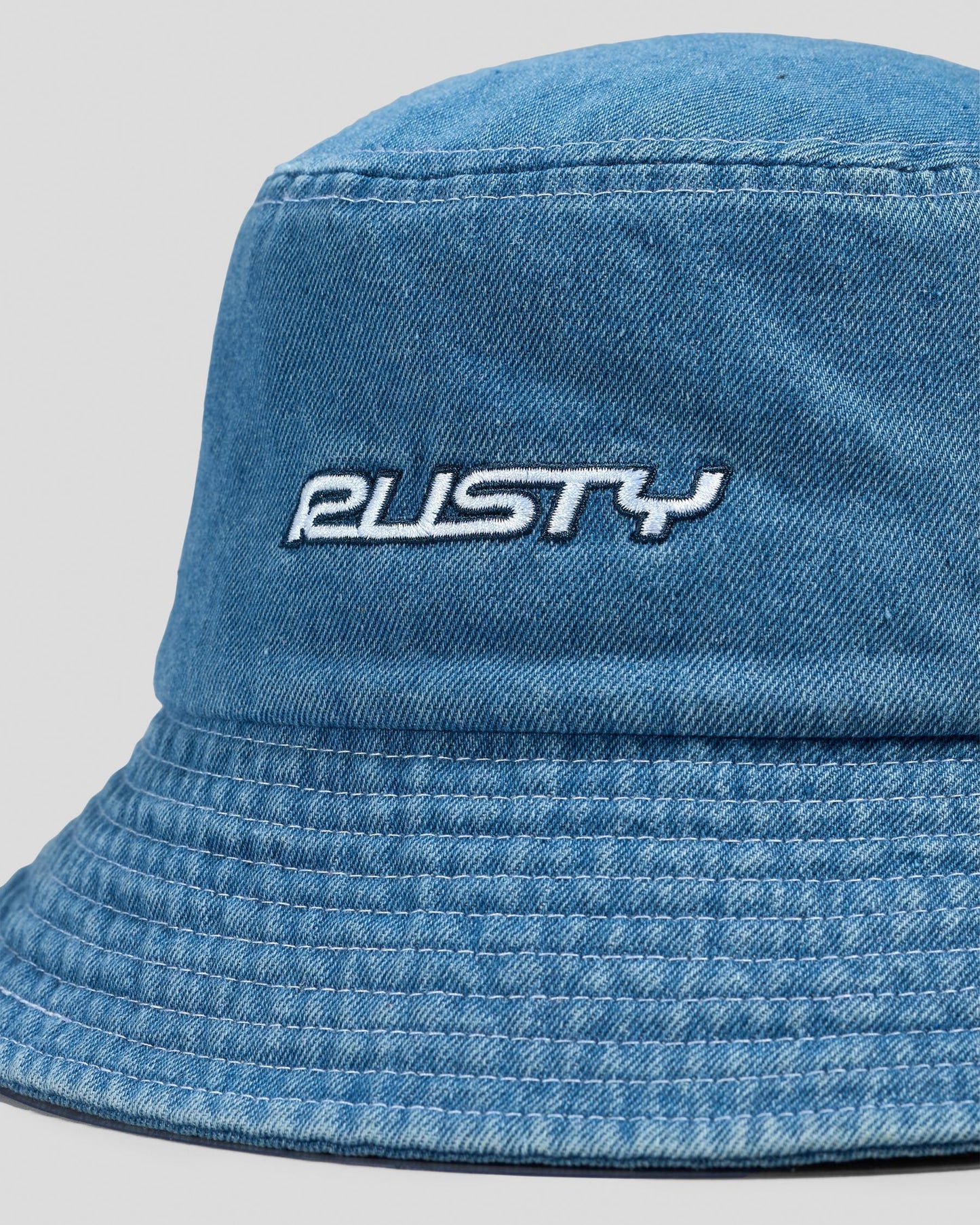 Miss Me Denim Bucket Hat - Middy Blue