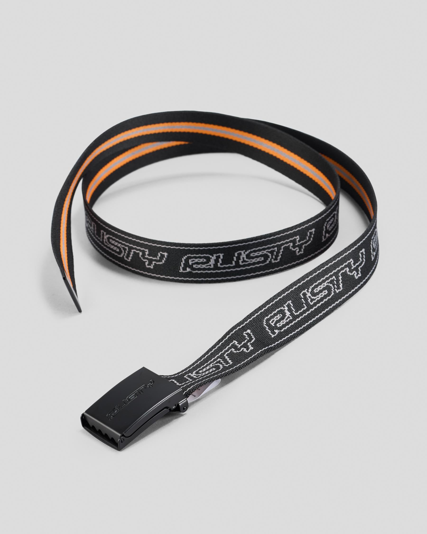 Flip Daddy Belt - Black / Persimmon Orange - Catani Clothing
