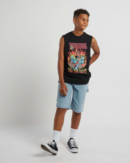 Dugongs and Dragons Youth Muscle - Black