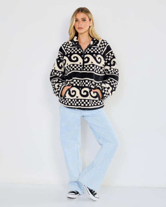 San Carlos Polar Fleece - Washed Black
