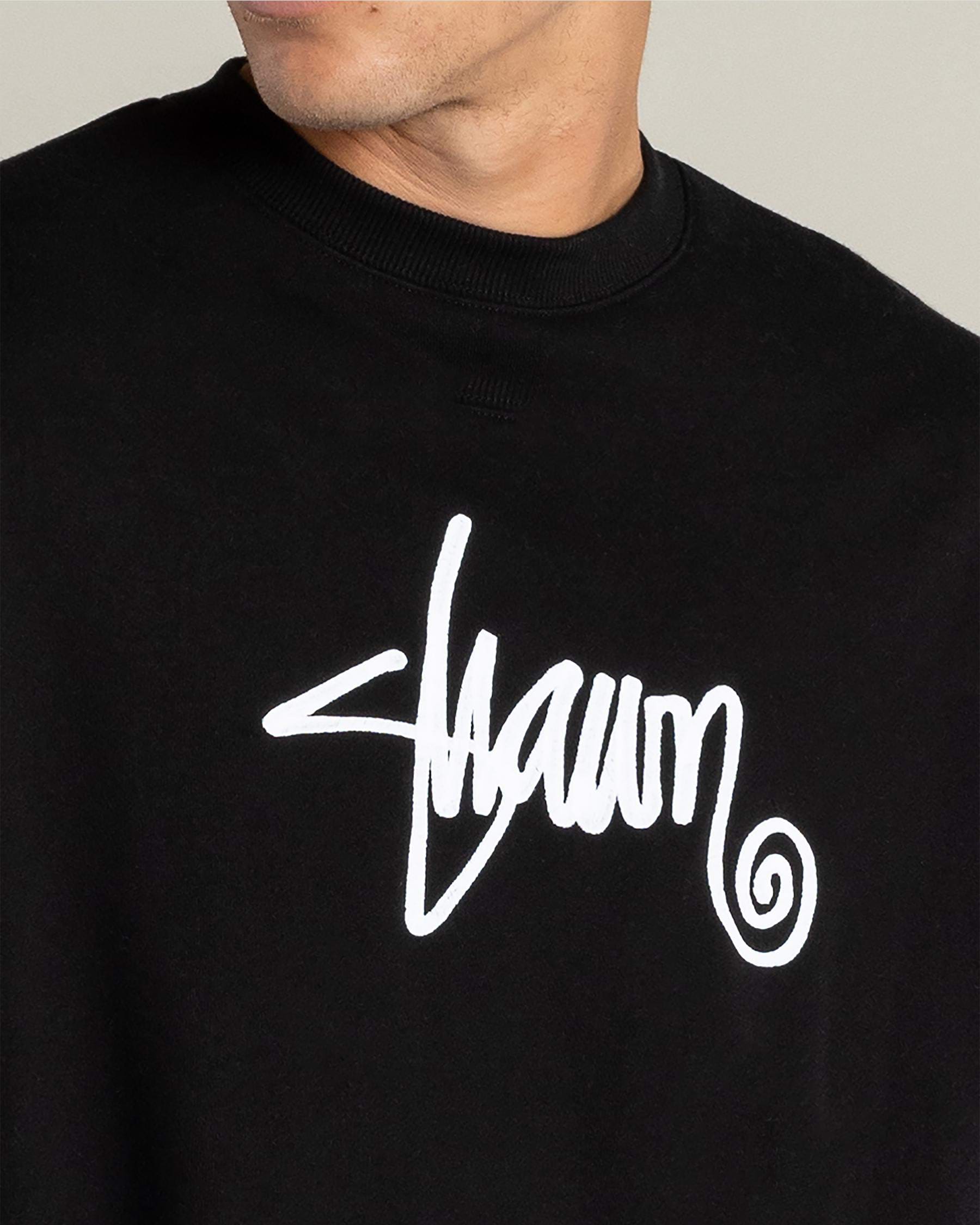 S.Double Shawn Script Crew - Black (view 4)