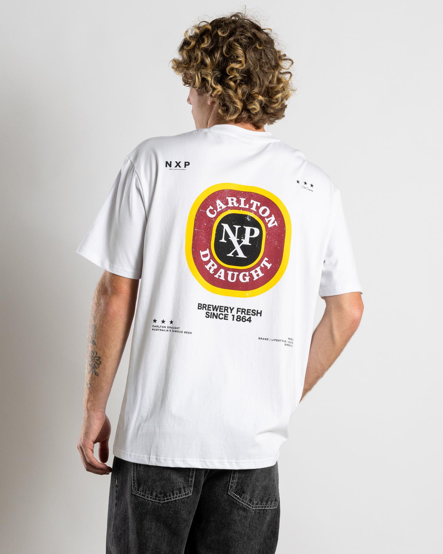 Centennial Box Fit Tee - Optical White