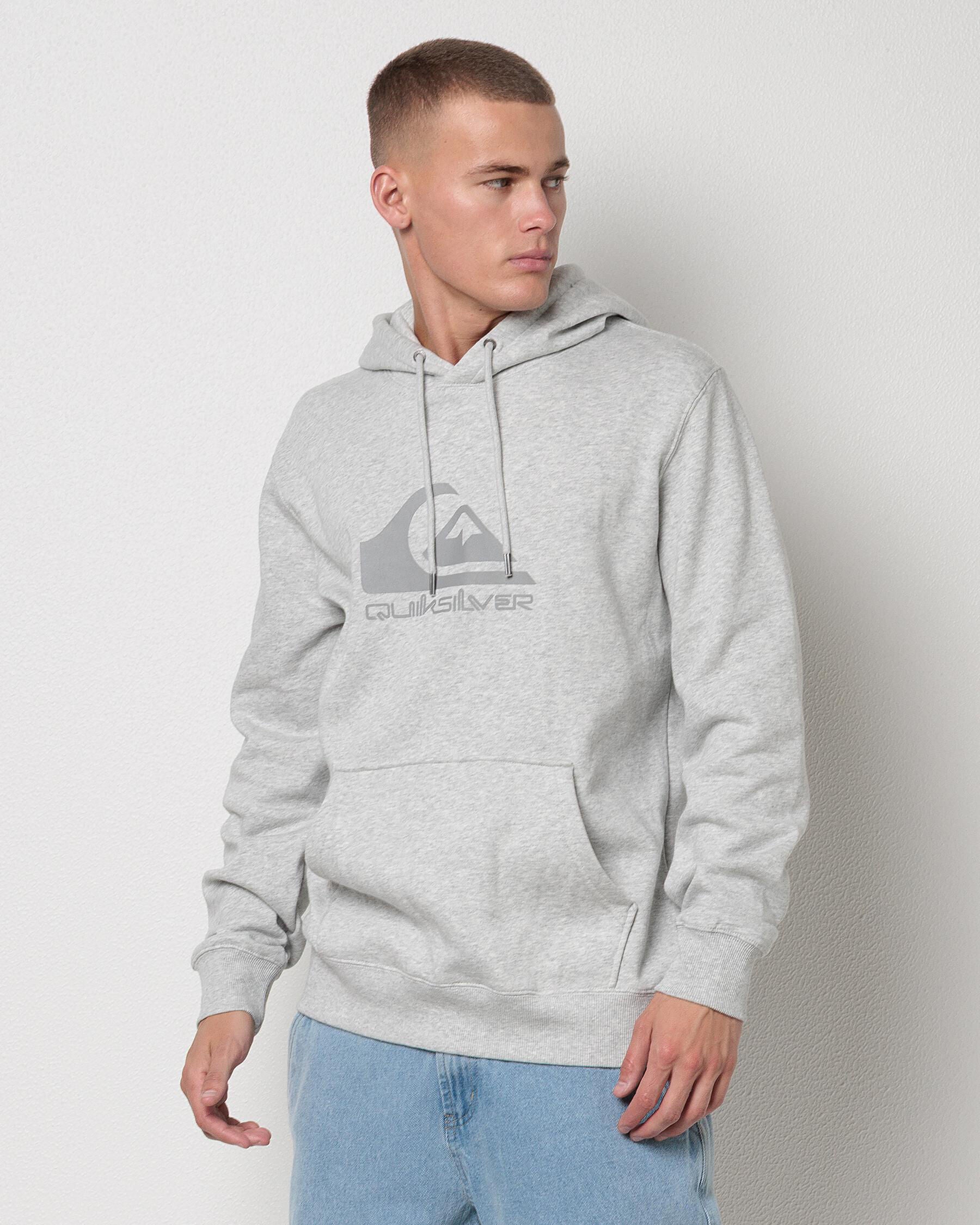 Comp Logo Hood - Light Grey Heather