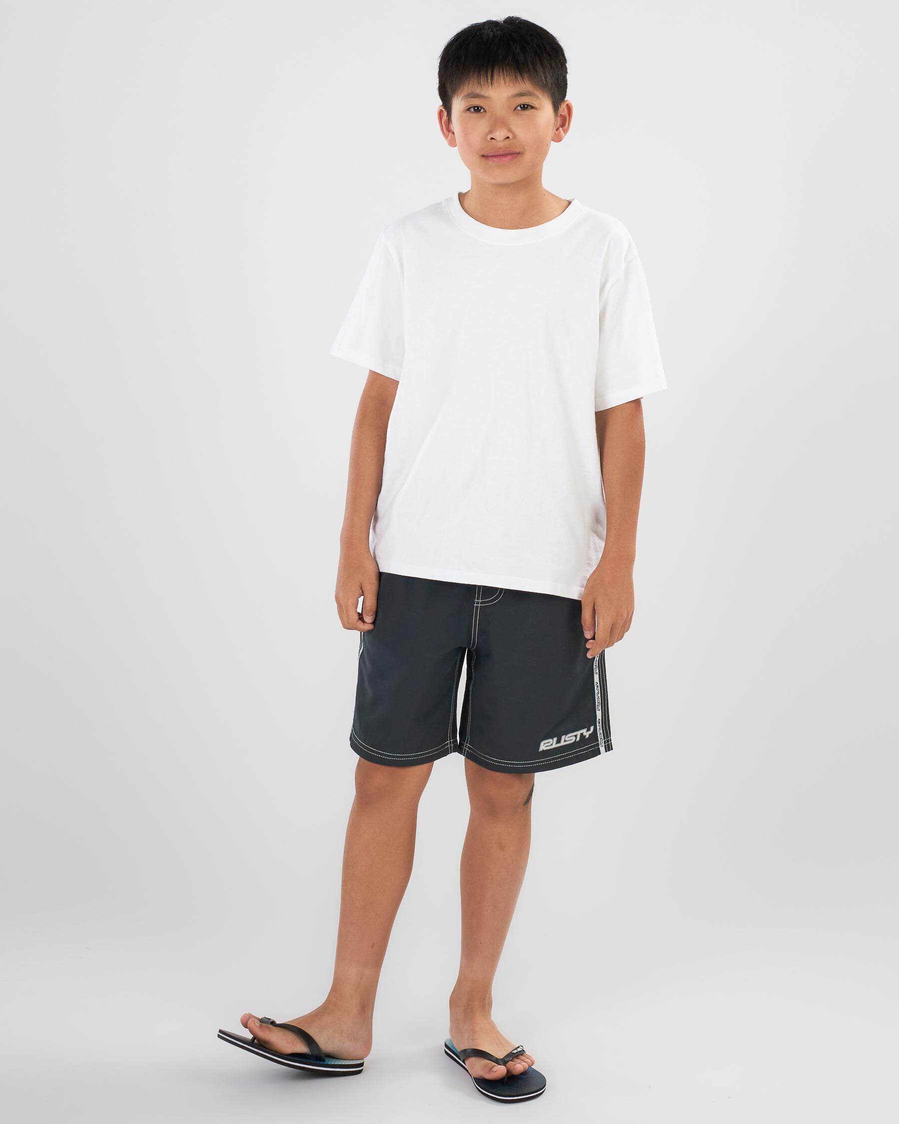 Flip Daddy Elastic Taped Boardshort Boys - Black