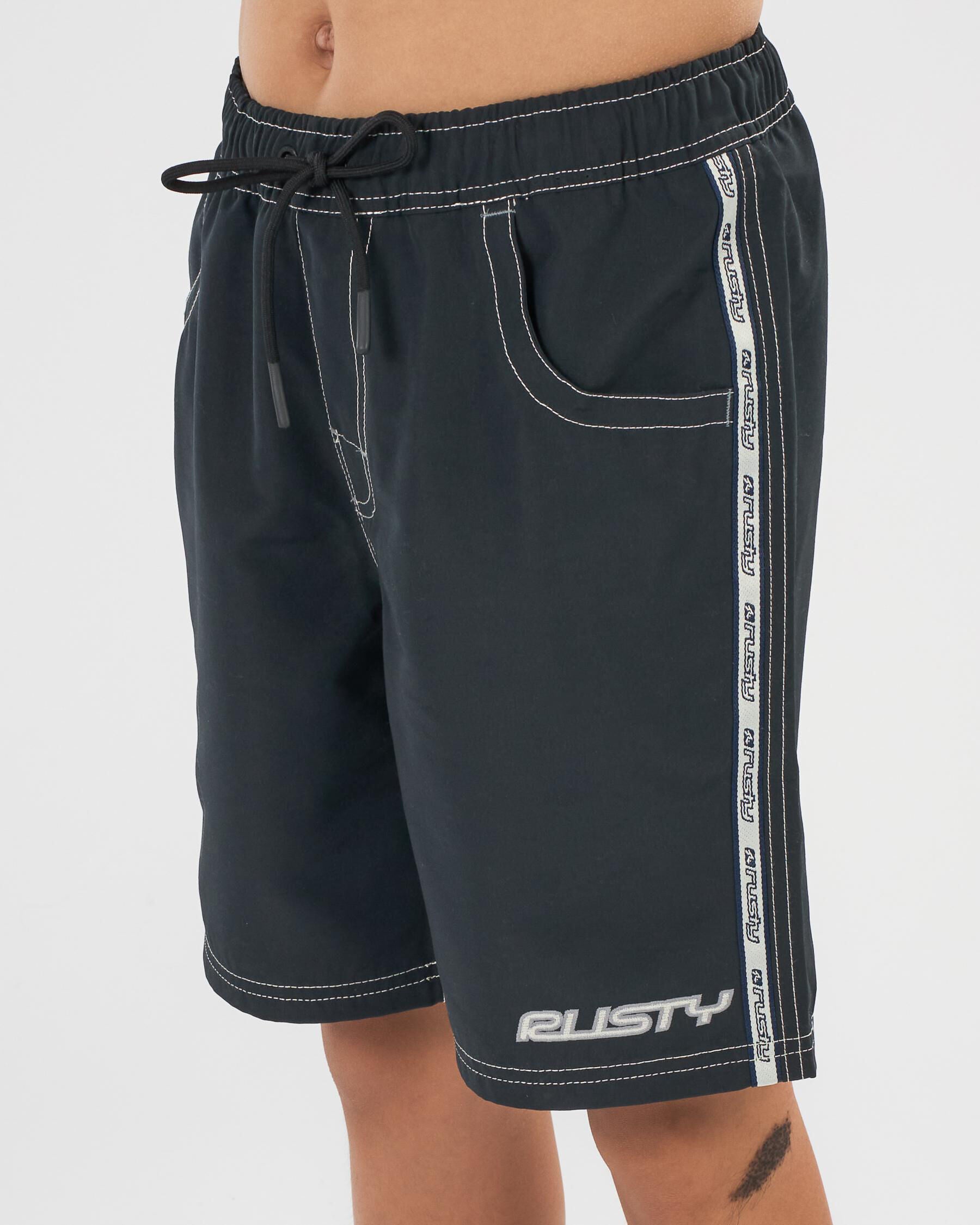 Flip Daddy Elastic Taped Boardshort Boys - Black