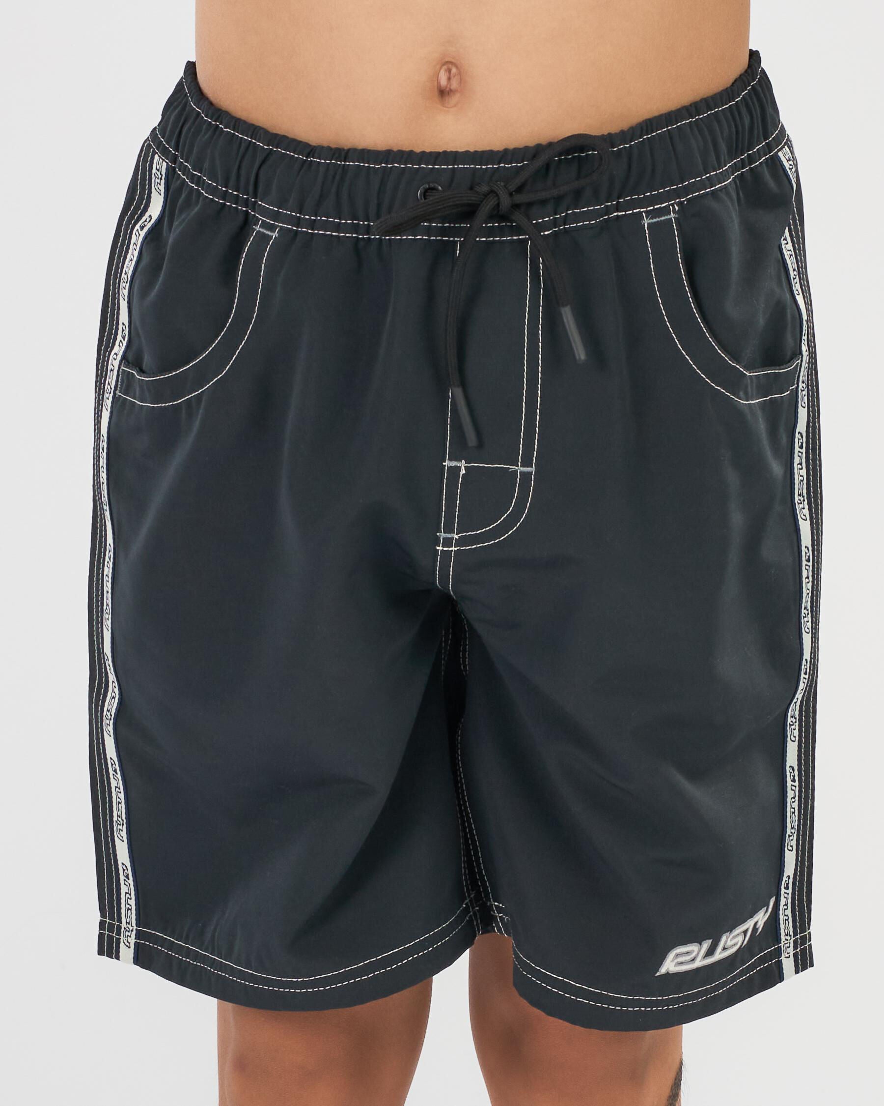 Flip Daddy Elastic Taped Boardshort Boys - Black
