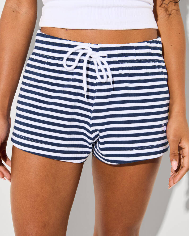 Thrills Idle Hands Short Heritage Navy Stripe