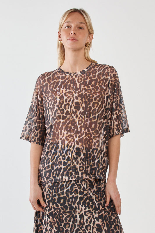 Oxley Mesh Tee - Animal