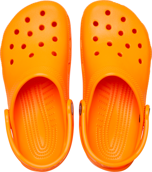 Crocs Toddler Classic Clog - Orange Zing (view 3)