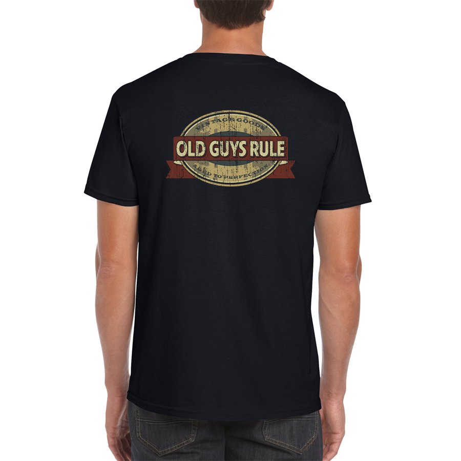 Cask Oak Oval Tee - Black - Catani Clothing